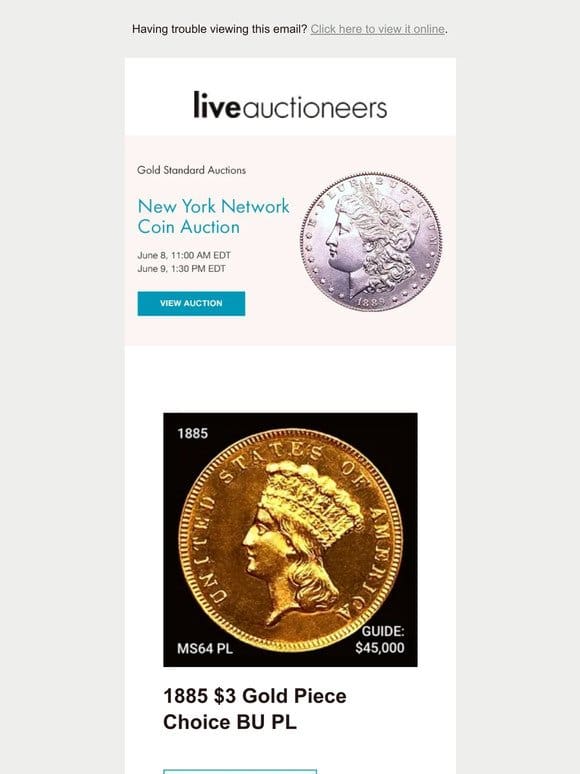 Gold Standard Auctions | New York Network Coin Auction