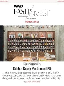 Golden Goose Postpones IPO