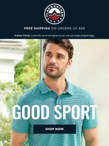 Good Sport: Naples Performance Polo  ️‍♂️