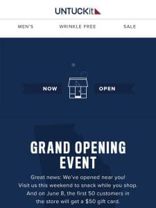 Grand Opening—Visit Us at Mall of Georgia