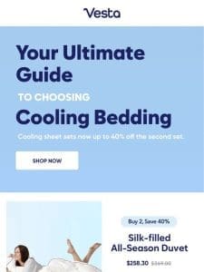 Guide to Summer Bedroom: 30% Off Cooling Blankets & Sheets ?