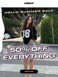 HELLO SUMMER SALE FOR YOU