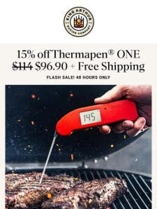 HOT: 15% off Thermapen ONE! ?