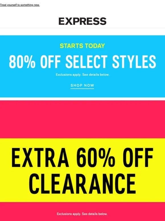 HUNDREDS of styles now an extra 60% off