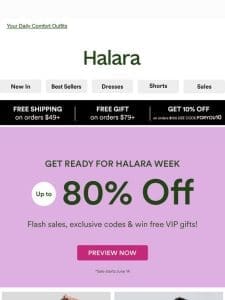 Halara Week Is Back! UP TO 80% OFF