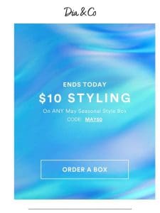 Half-Off Styling Ends Tonight!