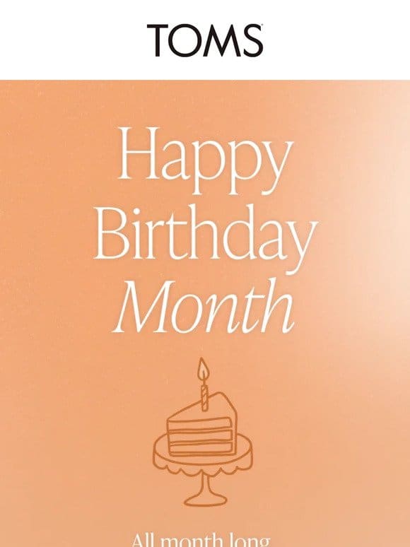 Happy Birthday Month! Celebrate with 10% off ���