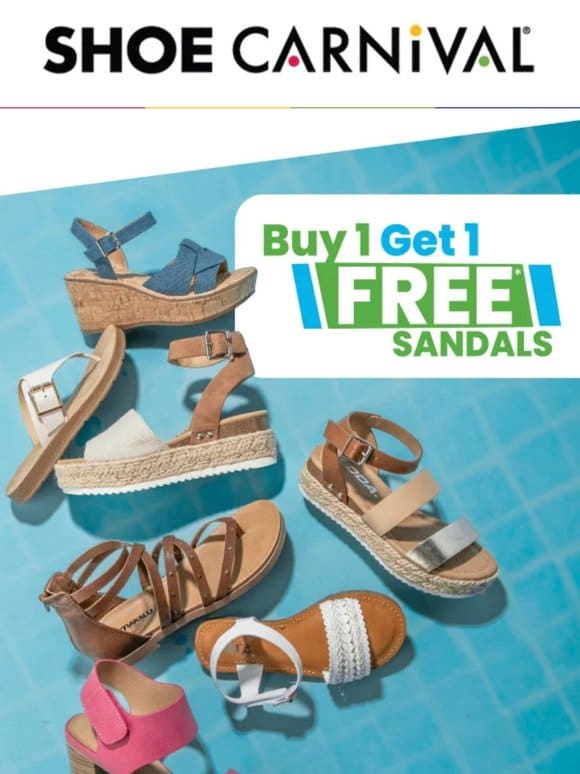 Have you shopped BOGO Free sandals?