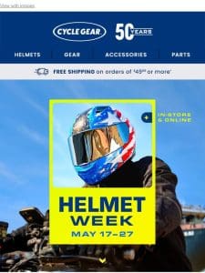 Helmet Week Is Finally Here!