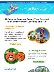 Help Keep Your Kids Busy with ABCmouse Summer Camp!
