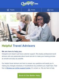 Helpful Travel Advisors