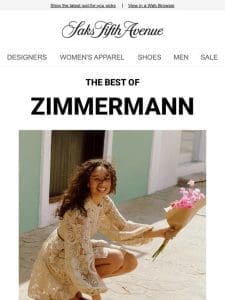 Here are new picks from Zimmermann