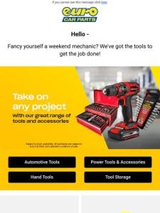 Hey — DIY Like A Pro! Tools & Accessories At Your Fingertips!