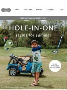 Hole-in-one styles for summer! ?