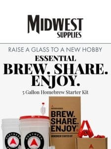 Homebrew for < $100 with Our 5-Gallon Beer Starter Kit!