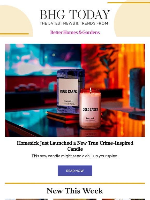 Homesick Just Launched a True Crime–Inspired Candle