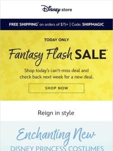 Hooray! A new Fantasy Flash Sale