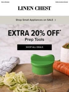 ?Hot Deals: Extra 20% OFF Kitchen Tools & Electrics?