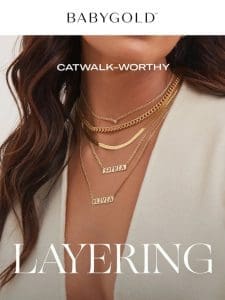 Hot Off the Runway: Necklace Layering