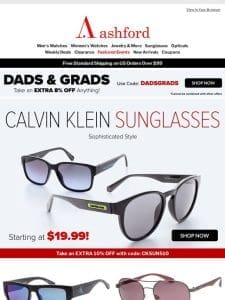 Hot Summer Deals on Calvin Klein Shades