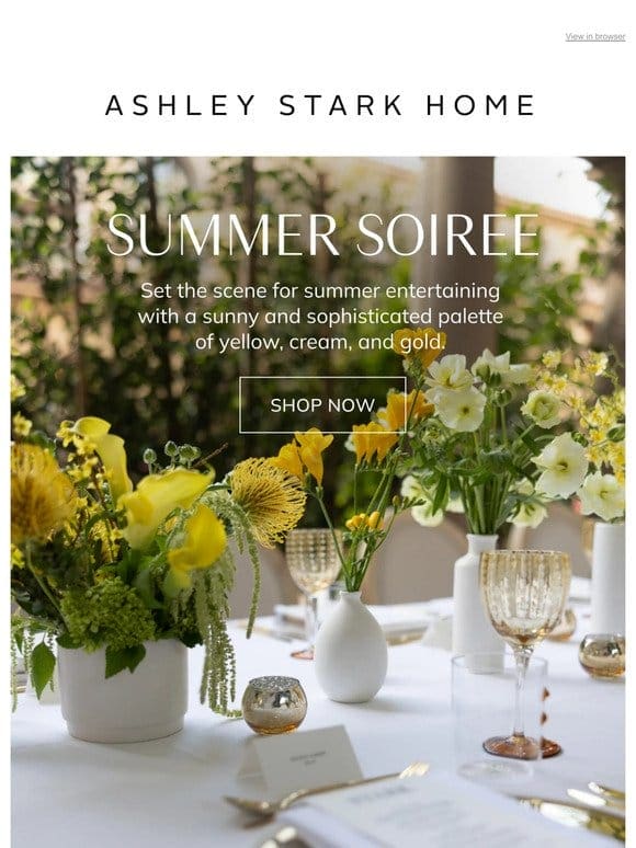 How to Host a Summer Soiree