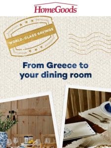 How to dine like a Grecian ✈️​