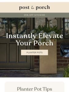 How to instantly elevate your porch