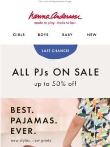 Hurry! Up To 50% Off Your Fave PJs Ends Today!