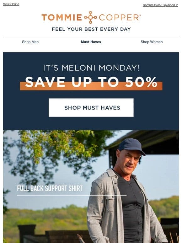 Hurry! You can still save 50% on Meloni’s Must Haves