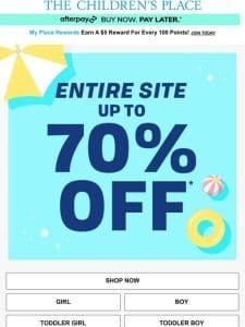 Hurry! up to 70% OFF Looks for Summer