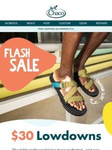 ICYMI: $30 slides + sandals