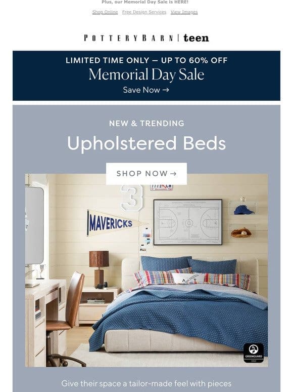 ICYMI: Upholstered beds are having a moment ?