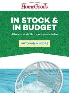 IN STOCK: OUTDOOR FINDS ??