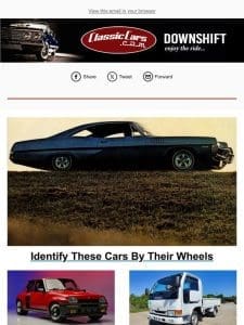 Identify These Cars By Their Wheels