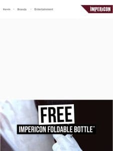 Impericon foldable bottle with your order