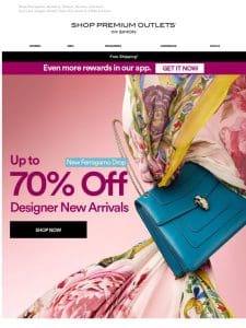 Incoming! Up to 60% Off Designer New Arrivals