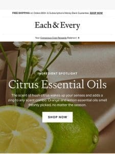 Ingredient spotlight: Lemon & Orange essential oils