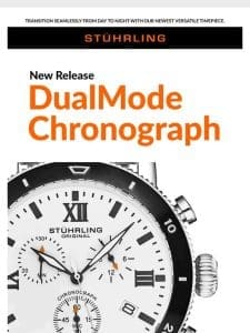Introducing the New DualMode Chronograph!