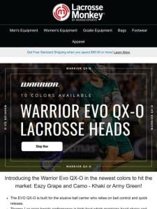 ? Introducing the newest Warrior Evo QX-O Colors: Eazy Grape & Camo! ?