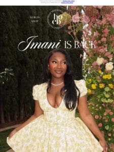 It’s BACK: the viral Imani dress