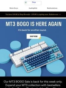 It’s MT3， Times Two ?? — MT3 BOGO is Back