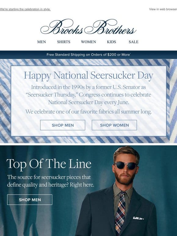 It’s National Seersucker Day!