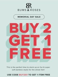 It’s On ??BUY 2， GET 1 FREE