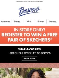 It’s Skechers Week @ Boscov’s