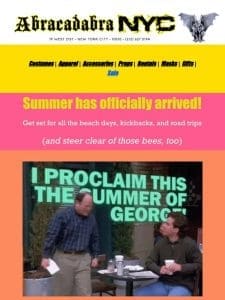It’s the Summer of George! ??