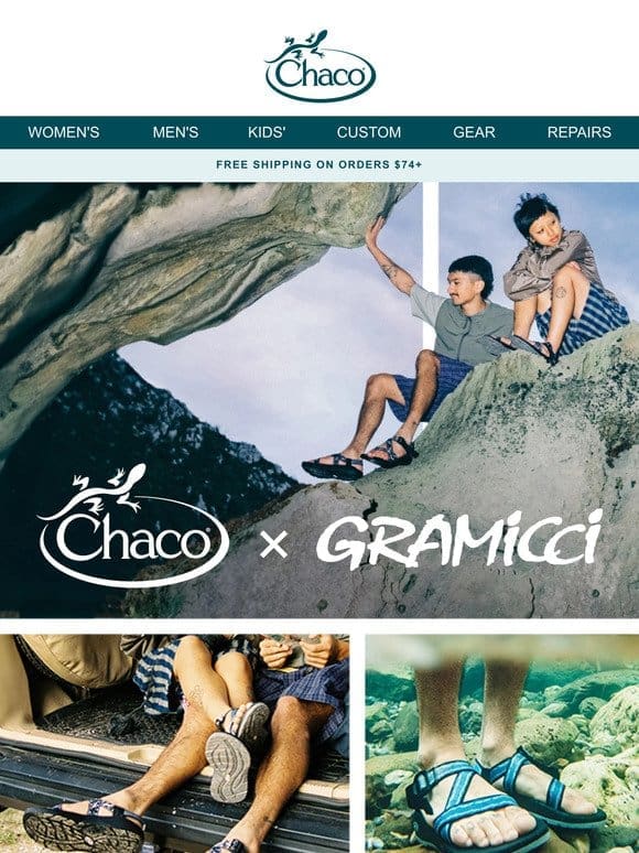 JUST DROPPED: Chaco x Gramicci