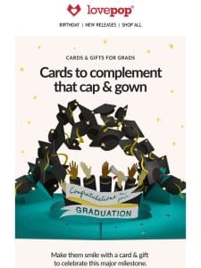 JUST IN: Graduation cards & gifts