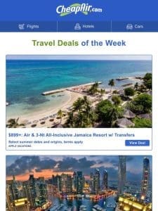 Jamaica All-Incl. package w/Air from $899+