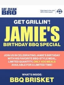 Jamie’s Birthday BBQ Special