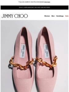 Jimmy Choo’s Signature Ballet Flat